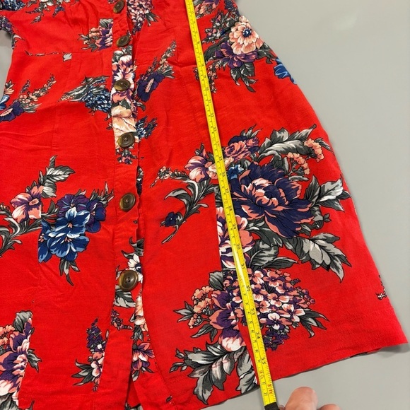 Anthropologie Maeve Caldwell floral Buttondown Dress. Size 12 - Picture 14 of 15